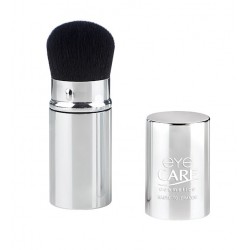 Retractable powder brush