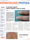 Le psoriasis unguéal : aspects cliniques et prise en charge