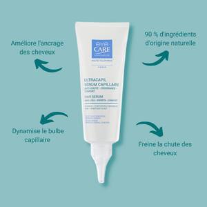 Ralentir la chute des cheveux, réactiver la pousse, favoriser la croissance

Ce sont les points forts de notre sérum capillaire : Ultracapil

Composé d’actifs spécifiques (Scutellaire de Baïkal, extrait d’oignon, Niacinamide, germes de blé et soja), ce sérum dynamise le bulbe capillaire, améliore l’ancrage des cheveux et densifie la chevelure.

Il possède une action apaisante et anti-démangeaison du cuir chevelu notamment dans le cadre du port de perruques et est composé de 90 % d’ingrédients d’origine naturelle.

#eyecarecosmetics #ultracapil #pointsforts #ralenti #chutedecheveux #réactive #pousse